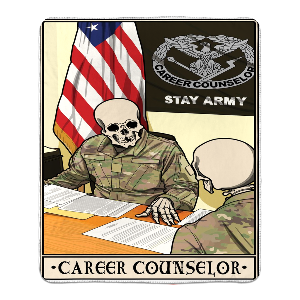 Career Counselor Fleece Blanket