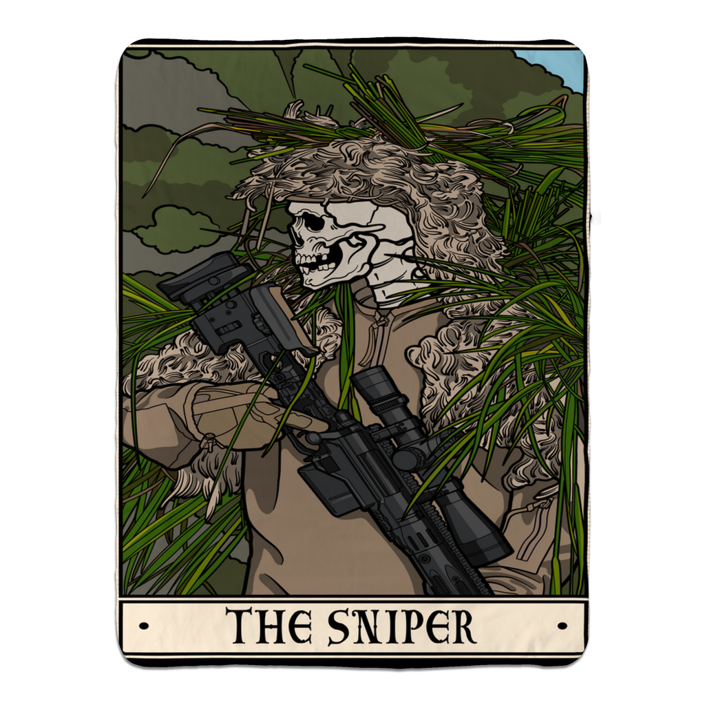 The Sniper Fleece Sherpa Blanket
