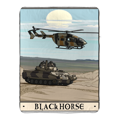 Blackhorse Fleece Blanket