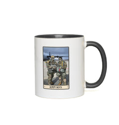 Jumpy Boys Mug - 11 oz / White with Black Accents