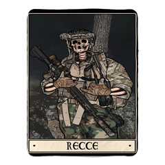 Recce Fleece Blanket - 60x80 inch / White