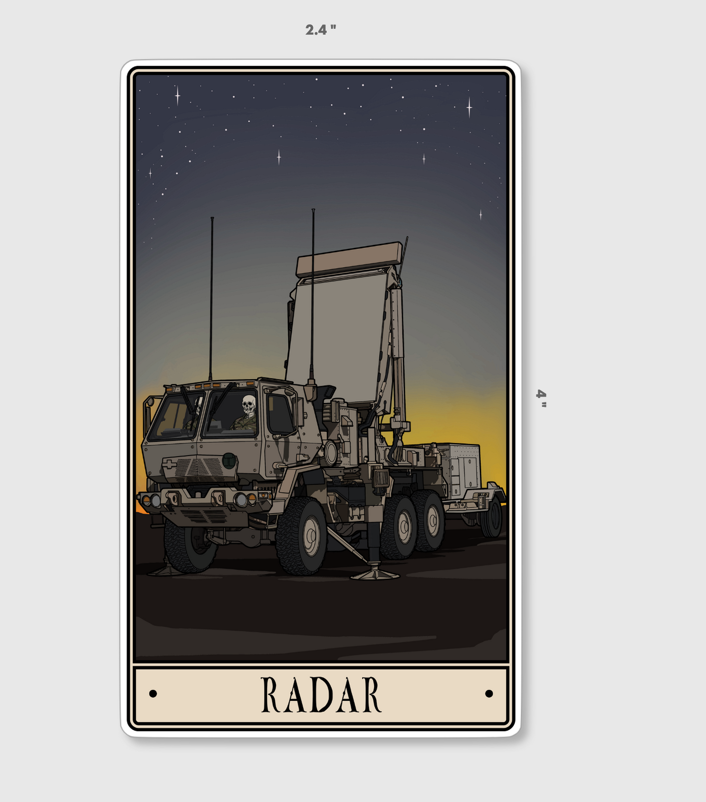 Radar Sticker – pltdaddy