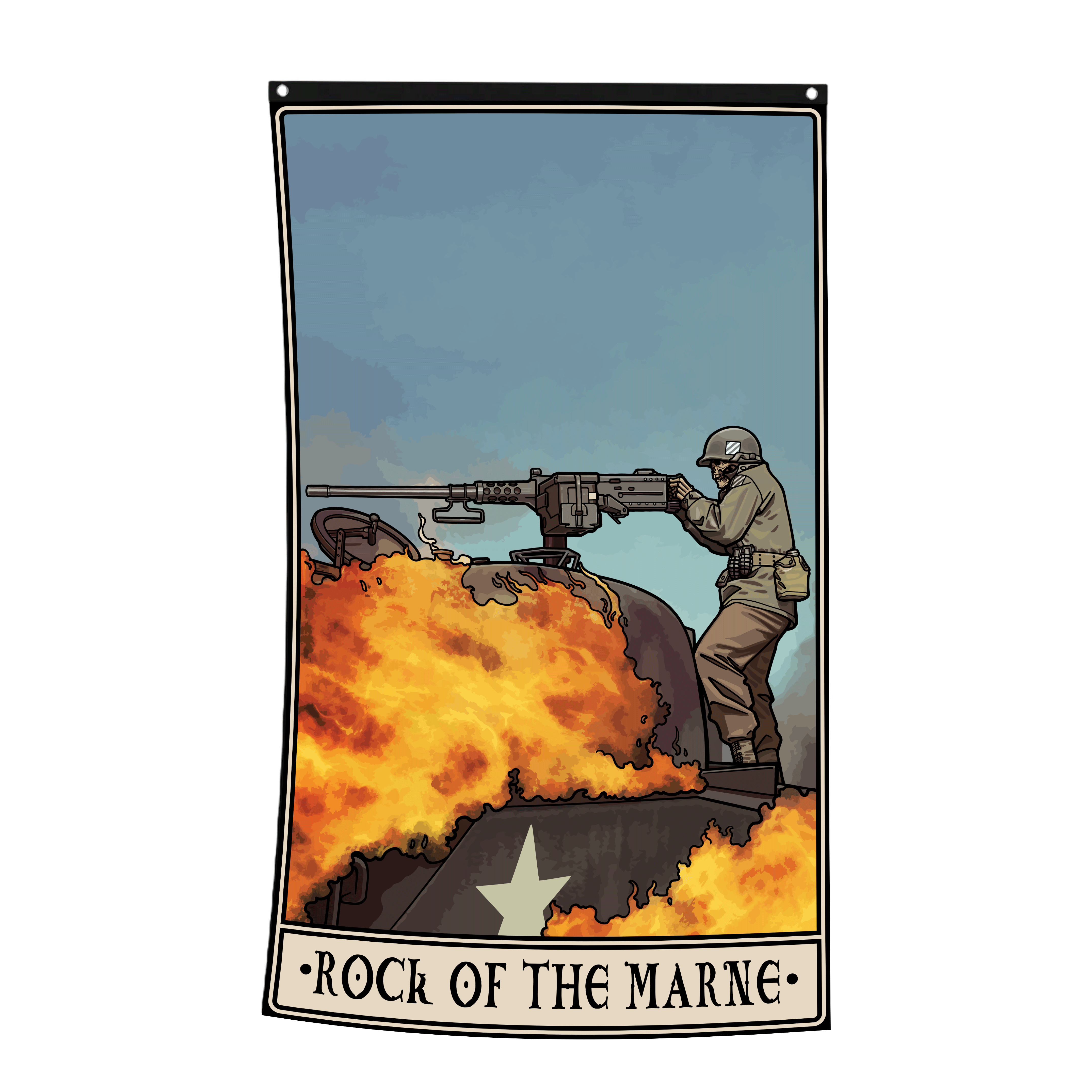 Rock Of The Marne Flag
