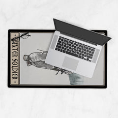 Winter Soldier Desk Mat - 14x24 inch