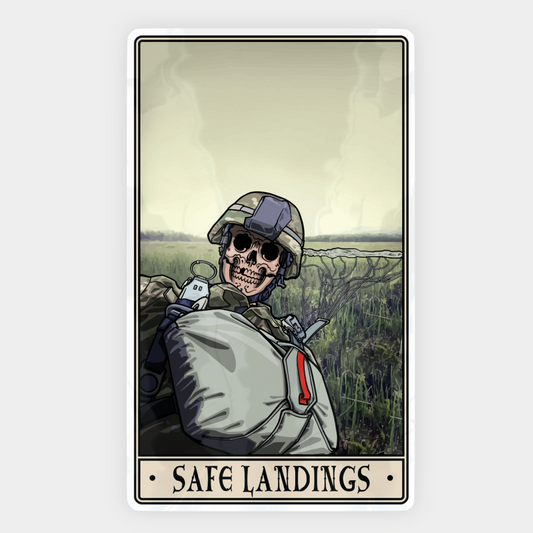 Safe Landings Sticker