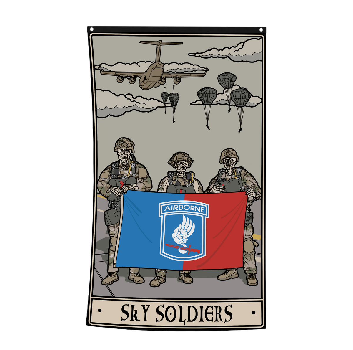 Sky Soldiers Flag