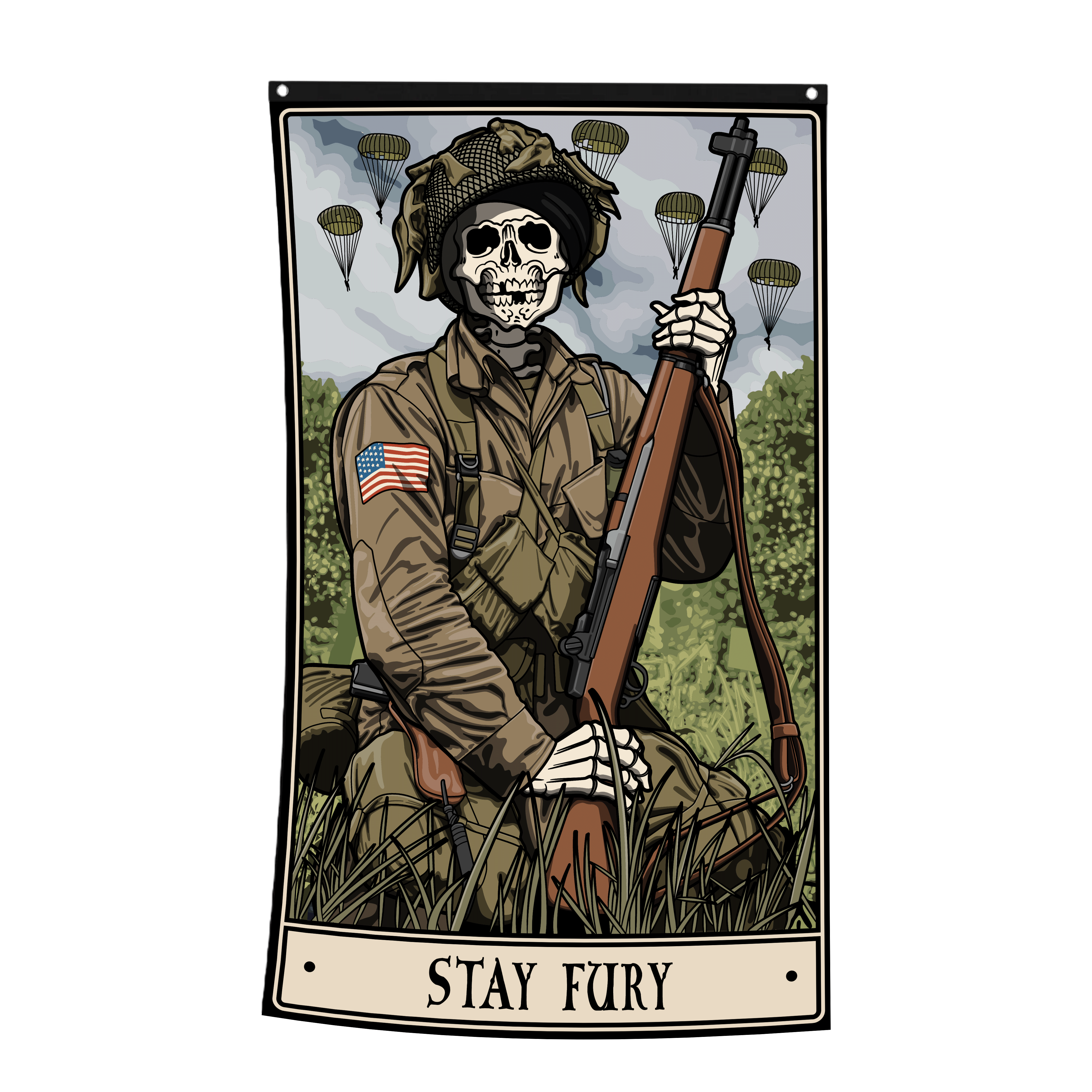 Fury From The Sky Flag