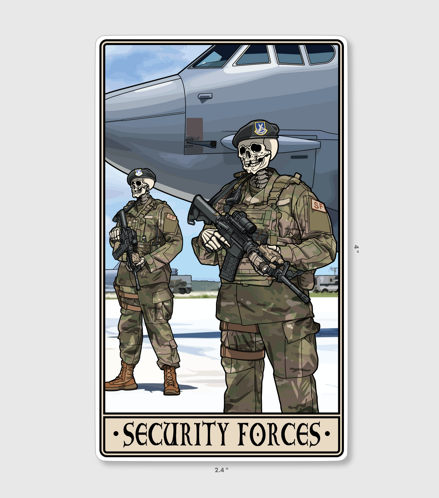 Security Forces Sticker