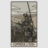 Communications Sticker