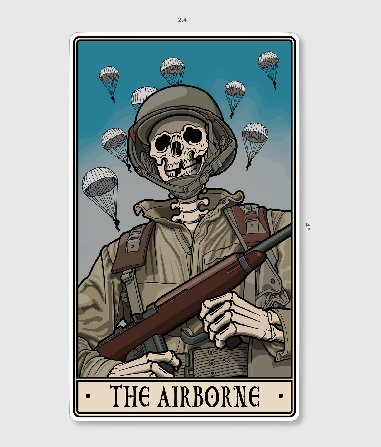 Airborne Sticker