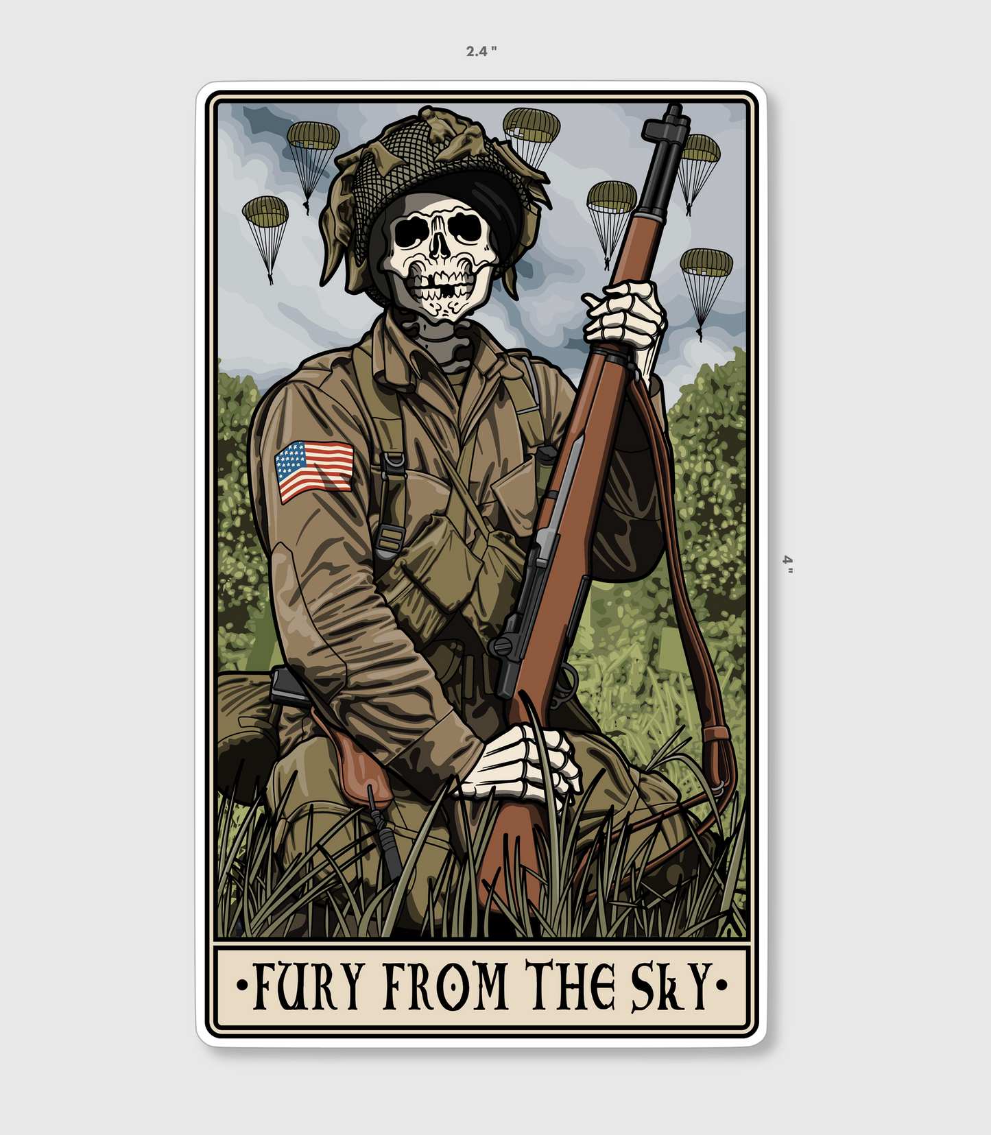 Fury From The Sky Sticker