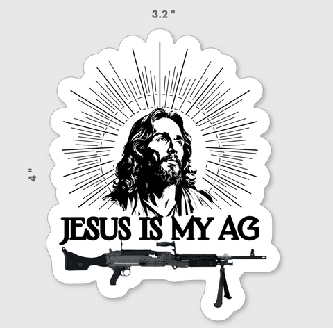 Jesus Is My AG Sticker