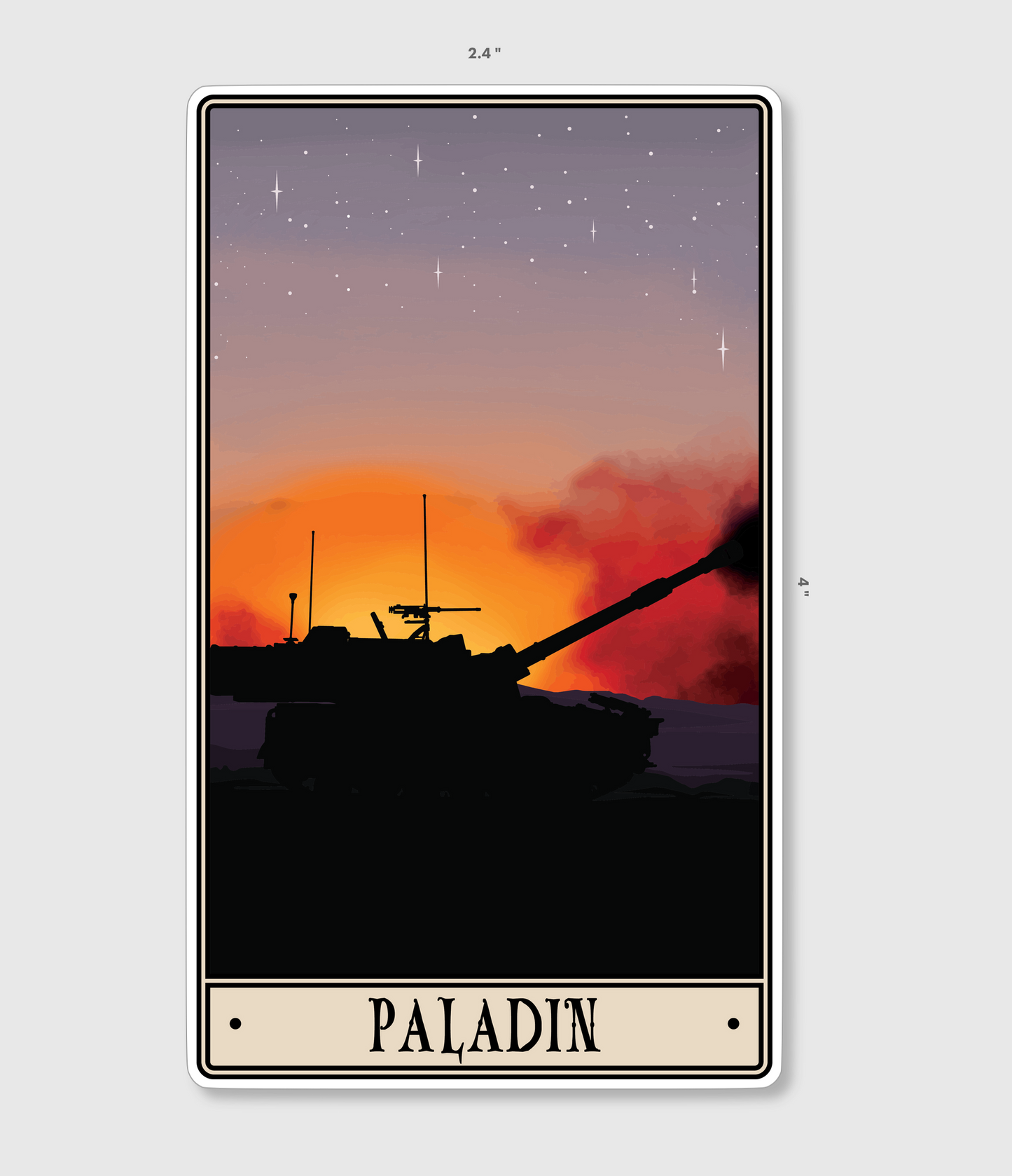 Paladin Sticker