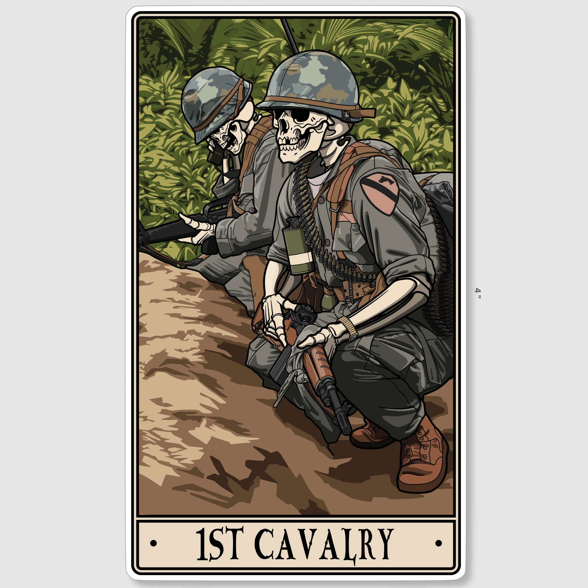 1st Cavalry Sticker