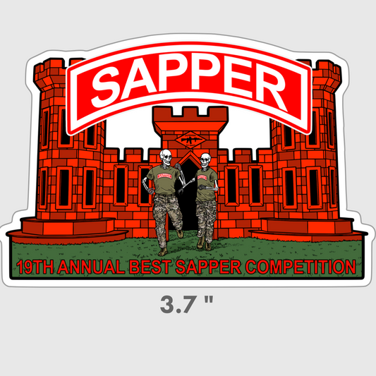 Best Sapper Competition 2026 Sticker
