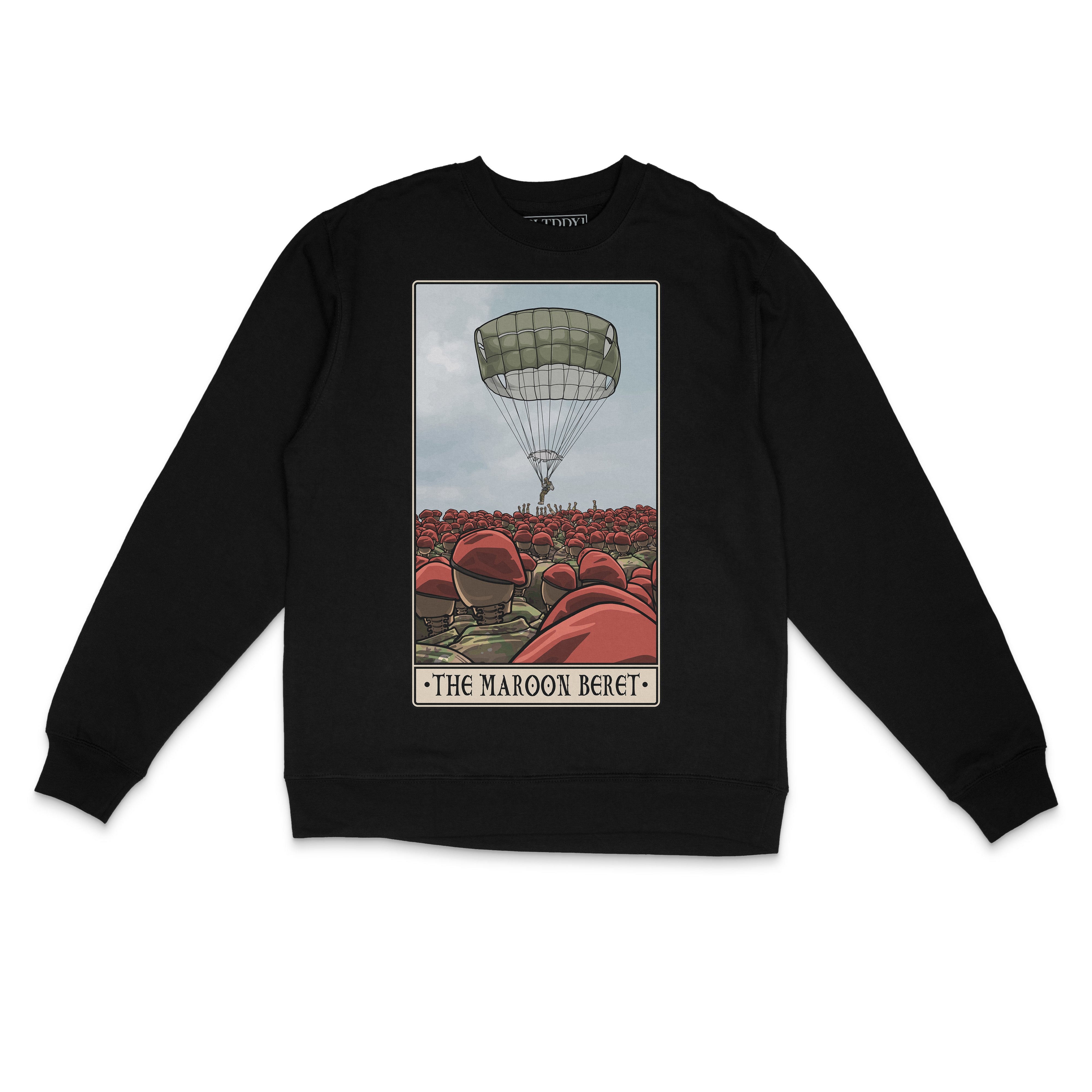 Maroon Beret Sweatshirt