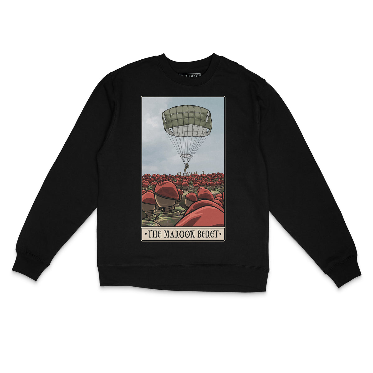 Maroon Beret Sweatshirt