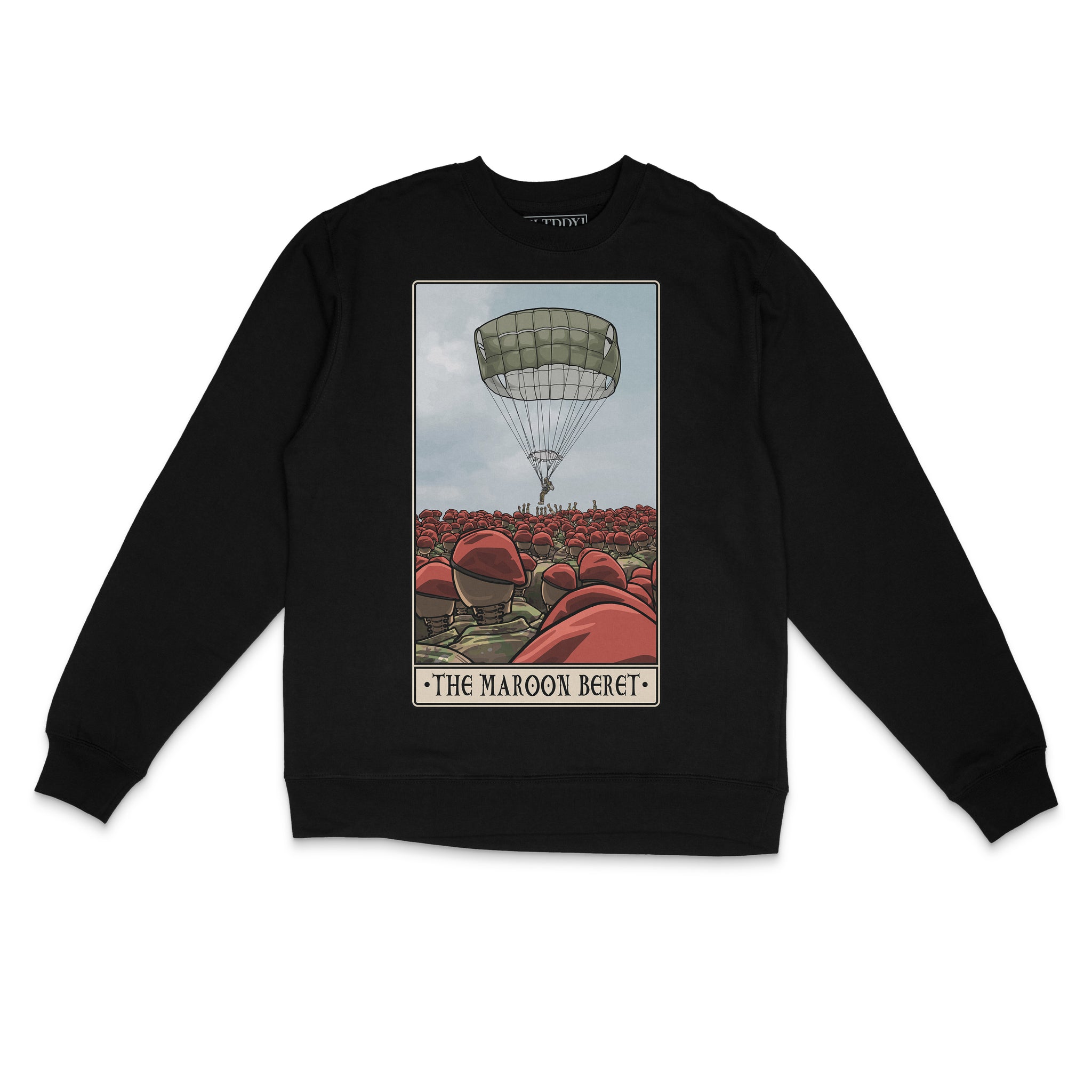 Maroon Beret Sweatshirt
