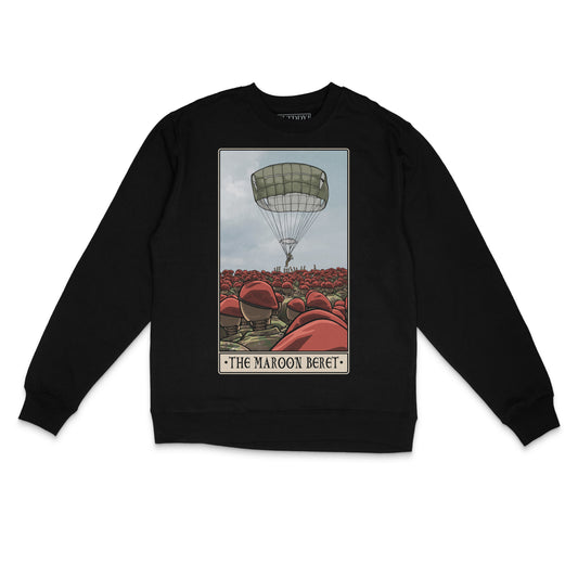 Maroon Beret Sweatshirt
