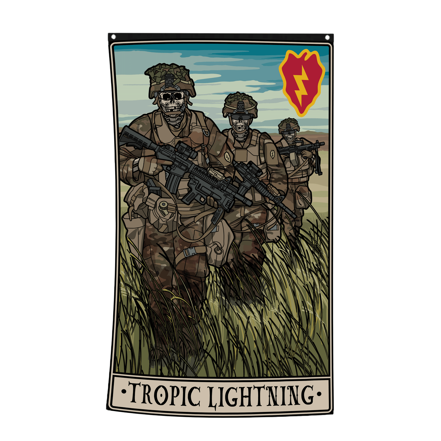 Tropic Lightning Flag