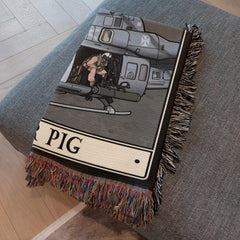 War Pig Woven Blanket