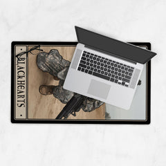 Black Hearts Desk Mat